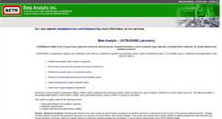 Desktop Screenshot of biobasedtesting.com