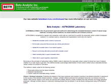 Tablet Screenshot of biobasedtesting.com